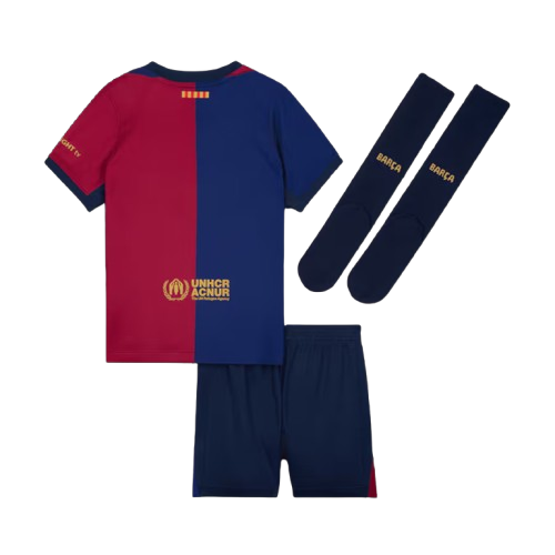 FC Barcelona Kids Home Kit 24/25 with Dri-FIT Tech
