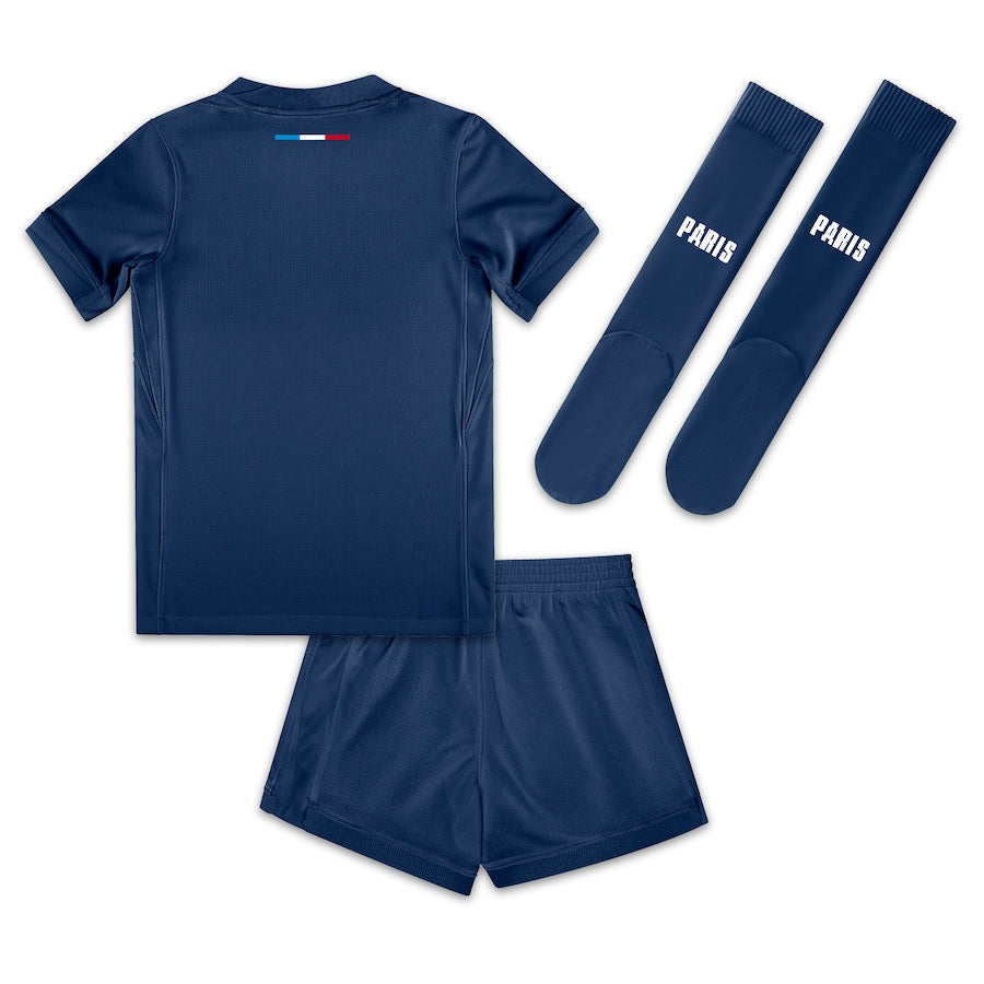 PSG Kids 2024/25 Home Kit with Dri-FIT Technology