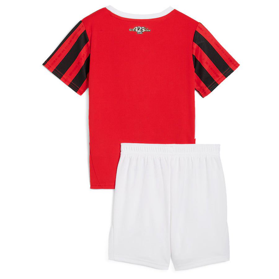 Youth AC Milan Replica Kit with Aeroready Tech
