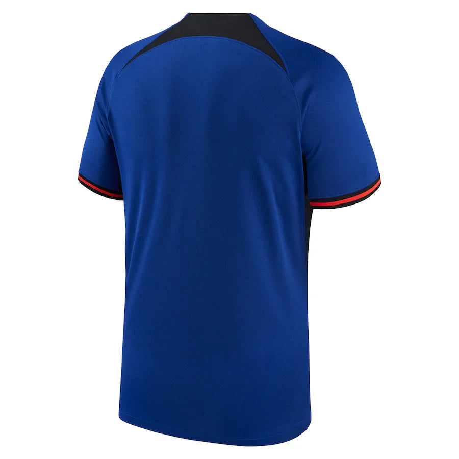 Netherlands Away Soccer Jersey with Dri-FIT Tech