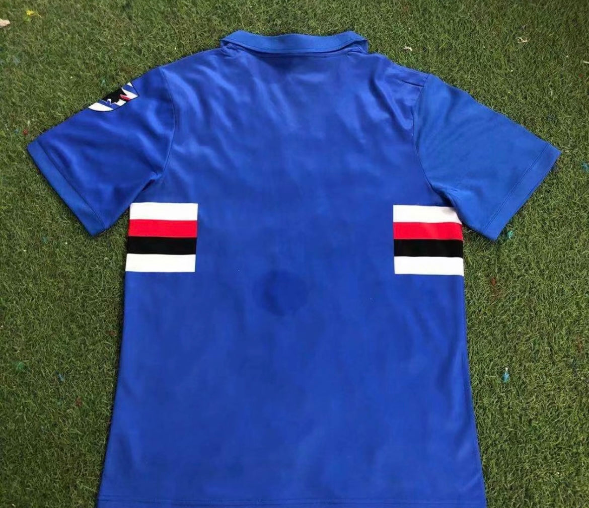 Sampdoria 1990/91 Home Soccer Jersey Replica