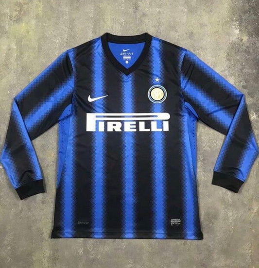 Inter Milan 2010/11 Long Sleeve Home Jersey