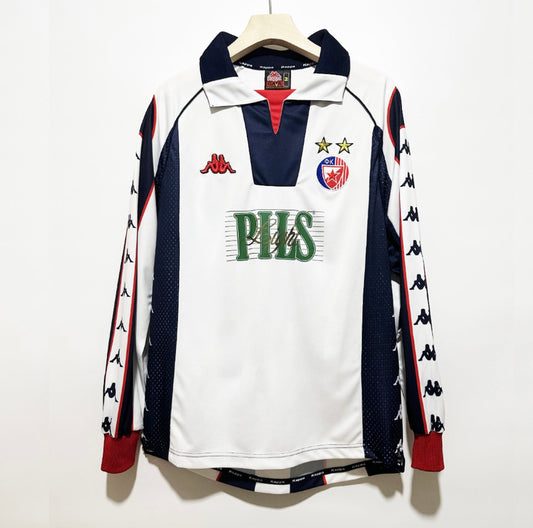Vintage Red Star Belgrade Away Jersey – Long Sleeve