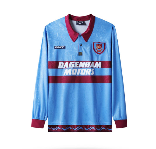 West Ham 1995/96 Away Long Sleeve Jersey