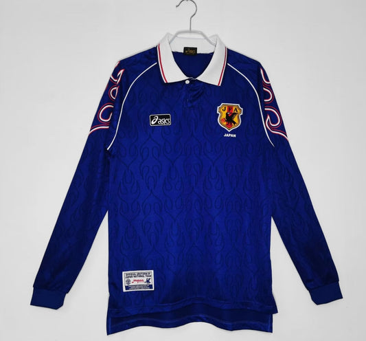 1998 Japan Home Soccer Jersey Long Sleeve