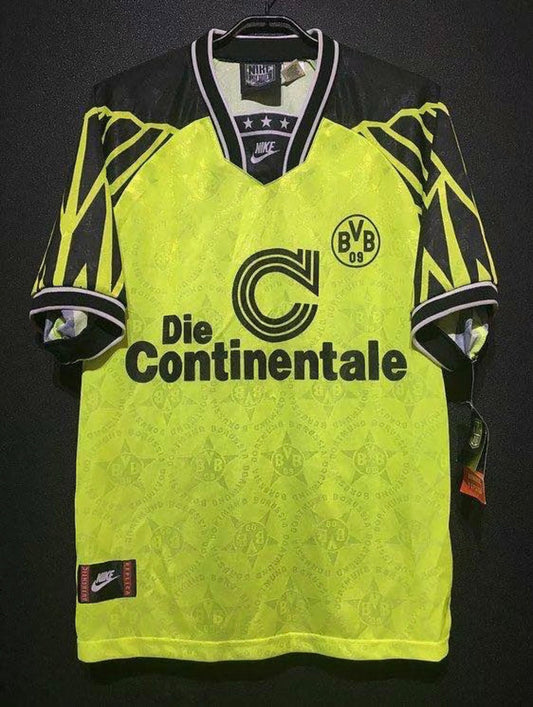 Borussia Dortmund 1994/95 Home Jersey Retro Style