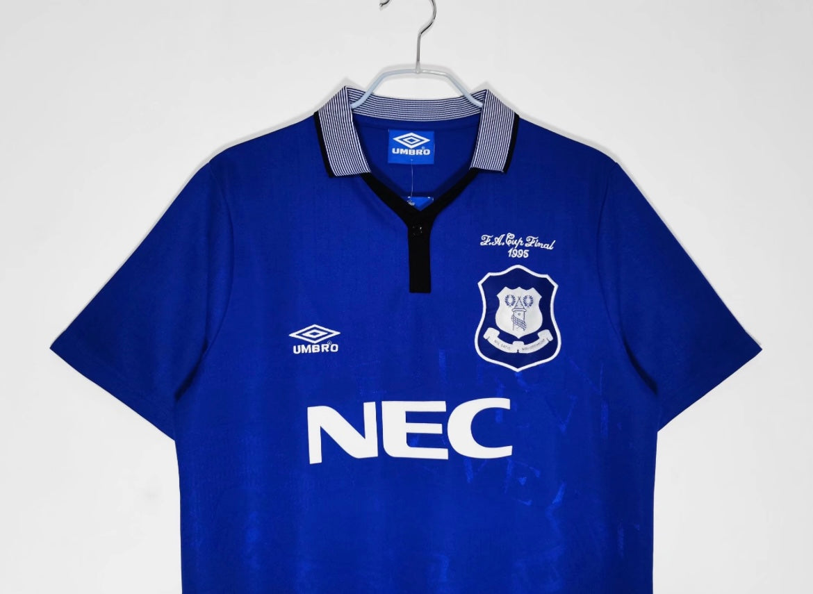 Everton Home Jersey 1995/96 Season Retro Design