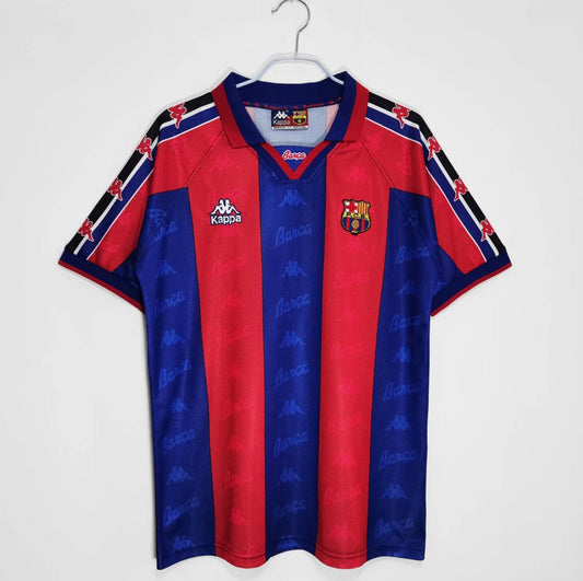 Barcelona 1996/97 Home Soccer Jersey Heritage Edition