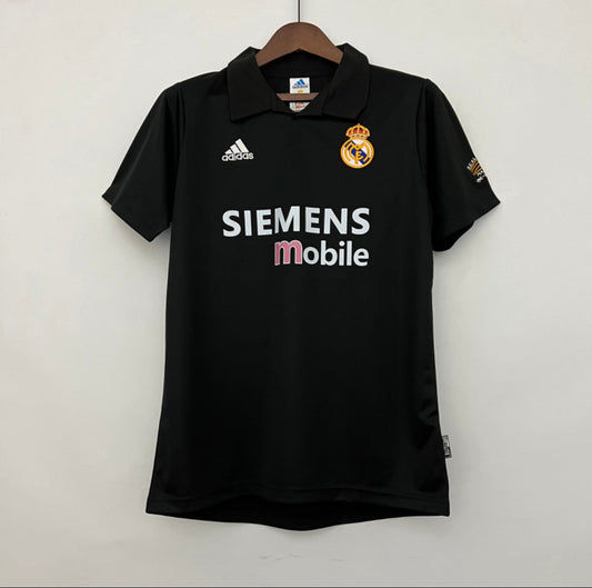 Real Madrid 2002/03 Away Soccer Jersey