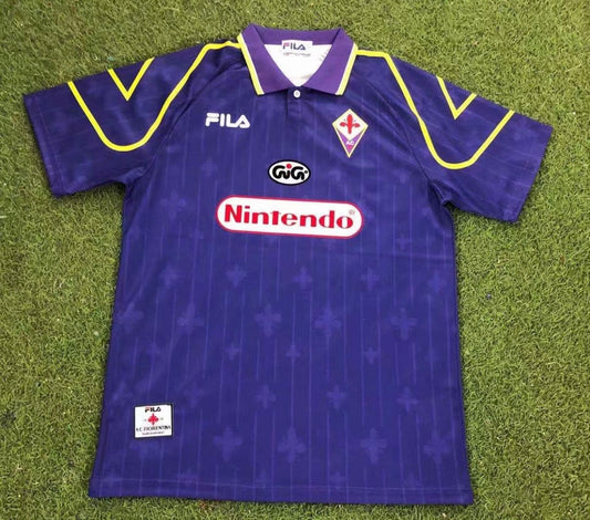 Fiorentina 1997/98 Home Soccer Jersey Replica
