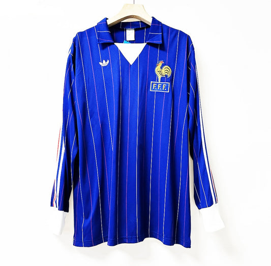 Home Jersey 1980 France Long Sleeve