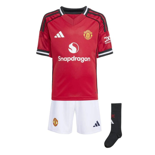 Children's Man Utd 2025/26 Home Mini-Kit Jersey, Polyester