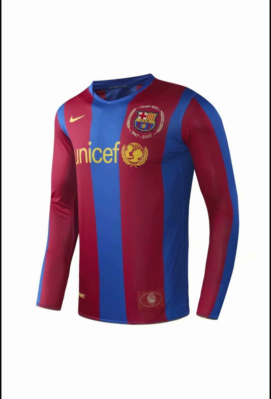 FC Barcelona 2007/08 Long Sleeve Jersey