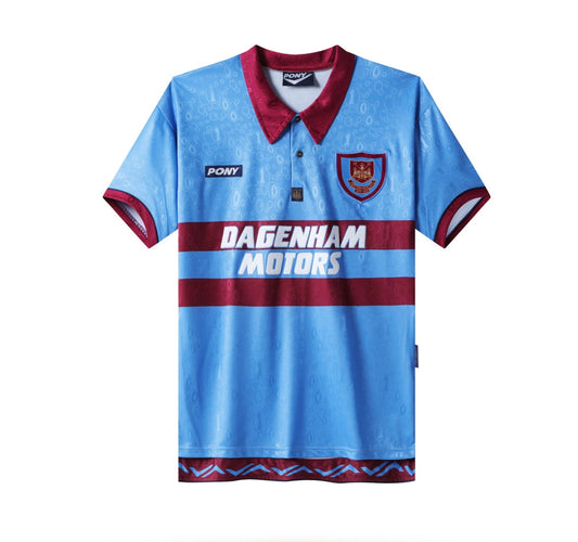 West Ham 1995/96 Away Soccer Jersey