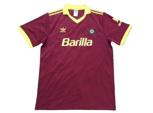 AS Roma 1991/92 Home Jersey Retro Style
