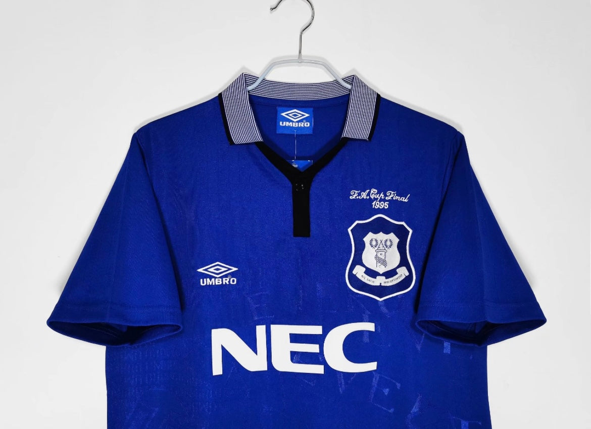 Everton Home Jersey 1995/96 Season Retro Design