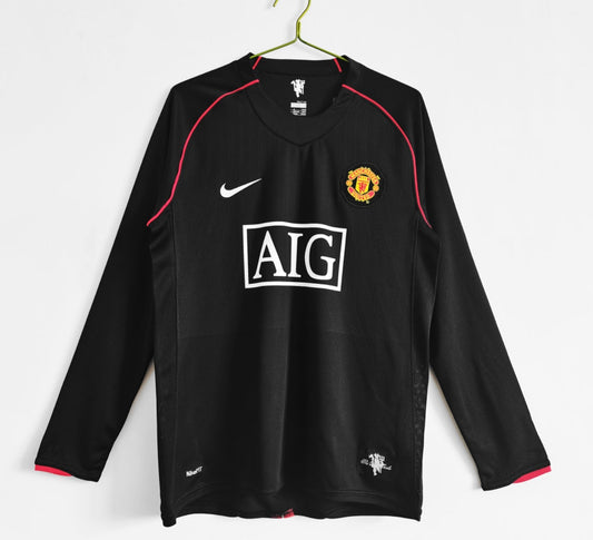 Manchester United 2007/08 Away Jersey - Long Sleeve