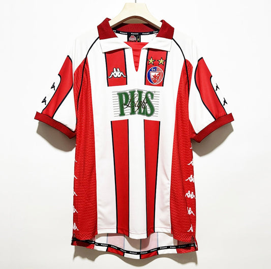 Red Star Belgrade 1999/00 Home Soccer Jersey