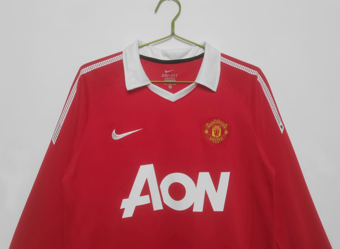 2010/11 Manchester United Home Jersey - Long Sleeve
