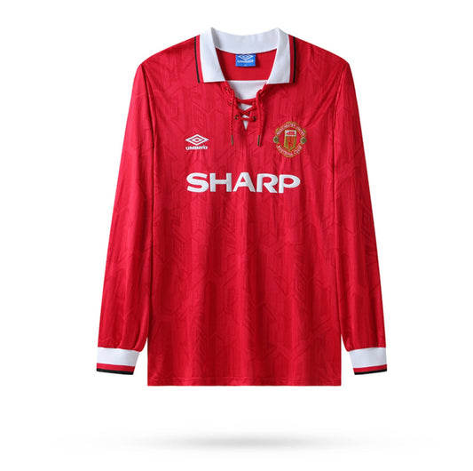 Manchester United 1992/93 Home Long Sleeve Jersey