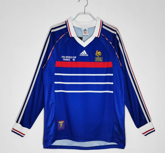 1998 France Home Long Sleeve Jersey