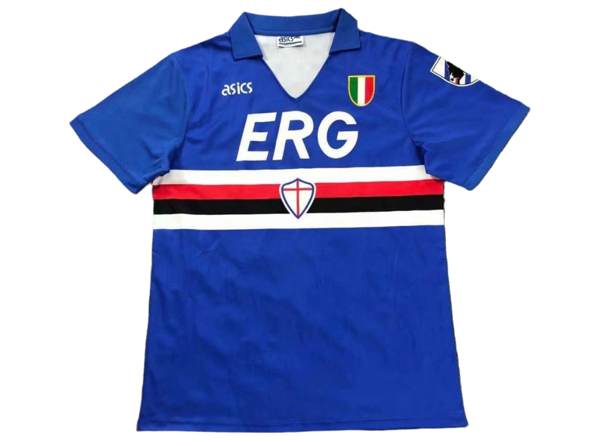 Sampdoria 1991/92 Retro Home Jersey