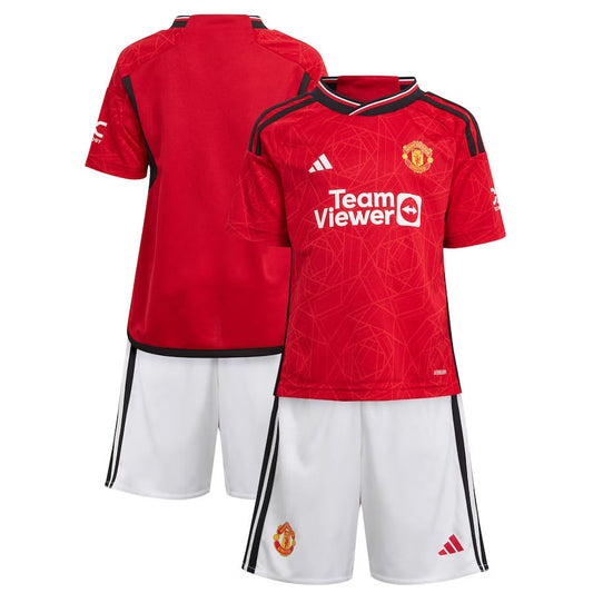 Manchester United Kids Home Kit 23/24 with Aeroready