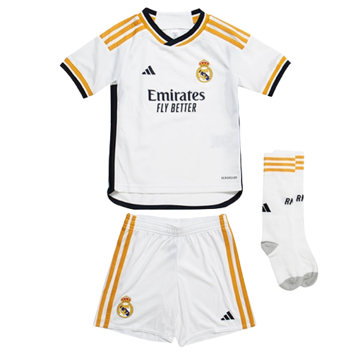 Real Madrid Youth Home Kit with Aeroready Tech