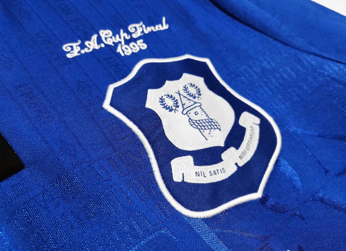 Everton Home Jersey 1995/96 Season Retro Design