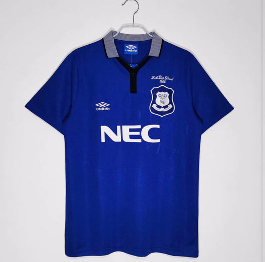 Everton Home Jersey 1995/96 Season Retro Design