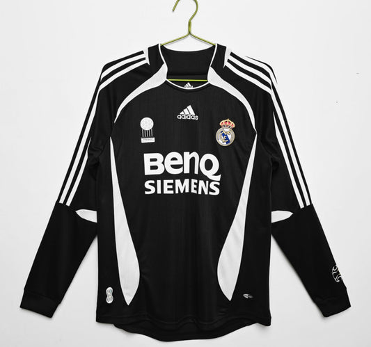 Real Madrid 2006/07 Away Jersey - Long Sleeve Edition