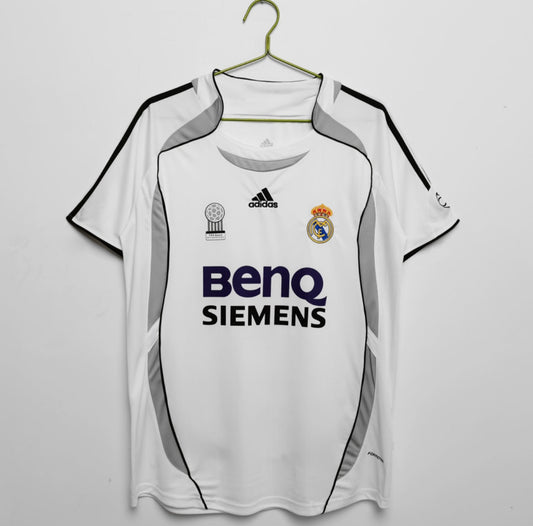 Real Madrid 2006/07 Home Soccer Jersey