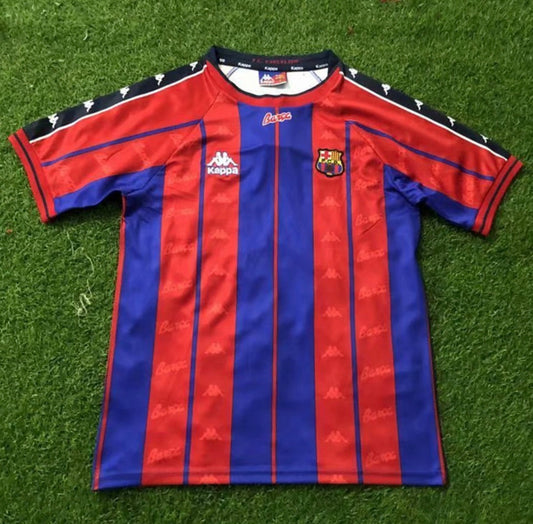 FC Barcelona 1997/98 Home Soccer Jersey