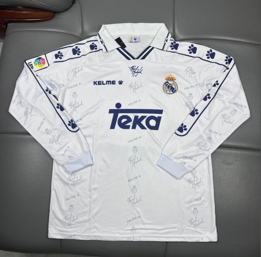 Real Madrid 1995/96 Home Jersey Long Sleeve