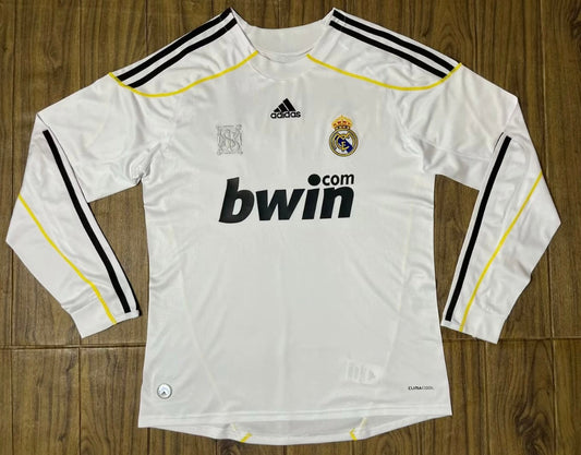 Real Madrid 2009/10 Home Jersey Long Sleeve