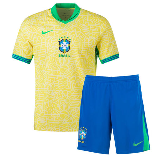 Nike Kids' Brazil 24/25 Dri-FIT Home Replica Kit
